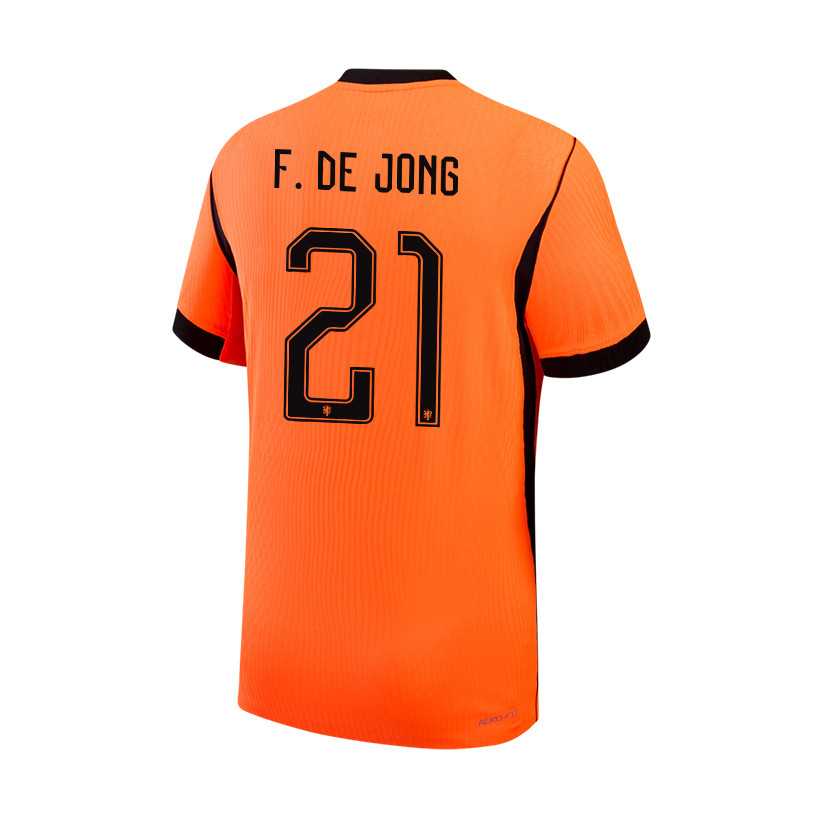 Frenkie de Jong 21 Netherlands National Team 2026 Home Jersey - Orange, Men - Jersey Teams