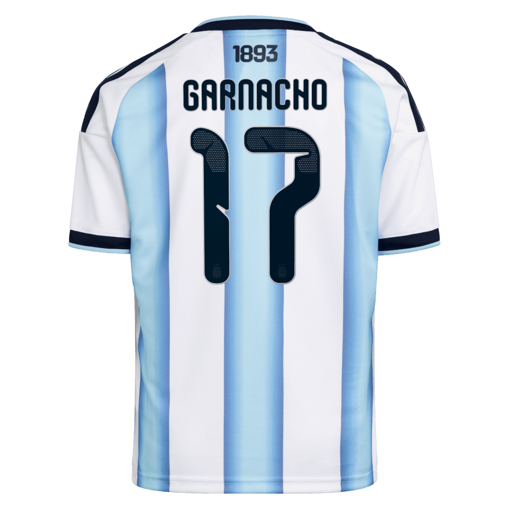 Garnacho 17 Argentina 2026 KIDS Home Jersey - Jersey Teams
