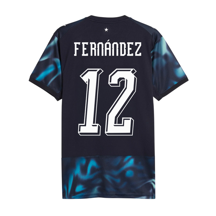 Gatito Fernández 12 Paraguay National Team 2026 Away Jersey - Navy, Men - Jersey Teams
