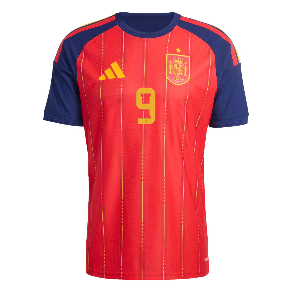 Gavi 9 Spain National Team 2026 Home Jersey – Red, Men – Jersey Teams