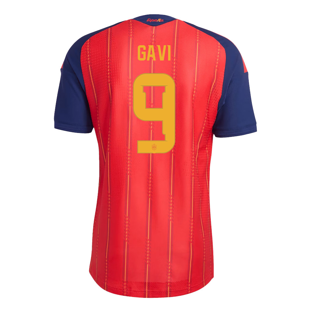 Gavi 9 Spain National Team 2026 Home Jersey - Red, Men - Jersey Teams