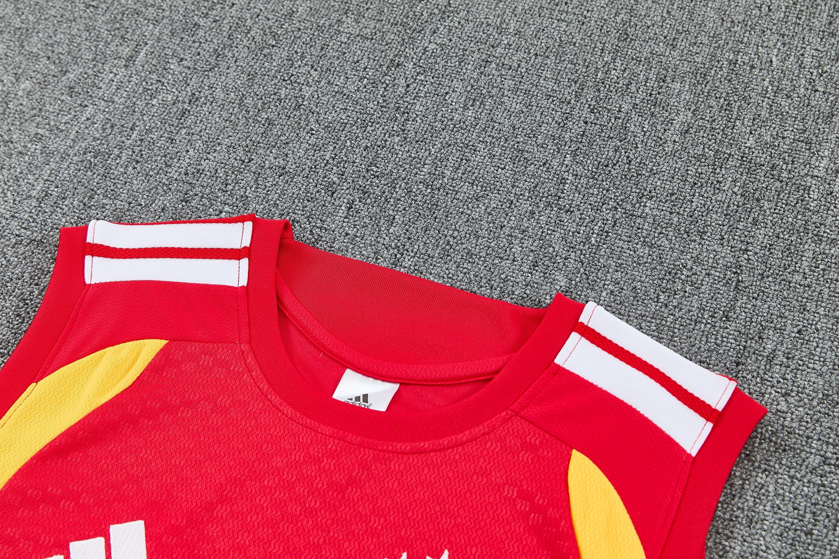 Germany 2026-27 Sleeveless Training Set Men Soccer Kit – Red - Jersey Teams