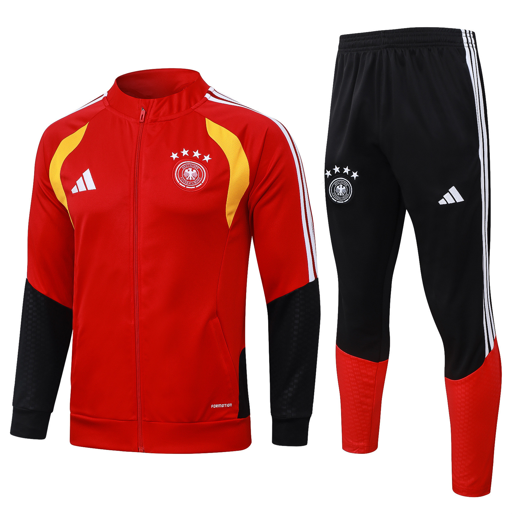 Germany 2026 Anthem Jacket Set – Red – Training Edition - Jersey Teams