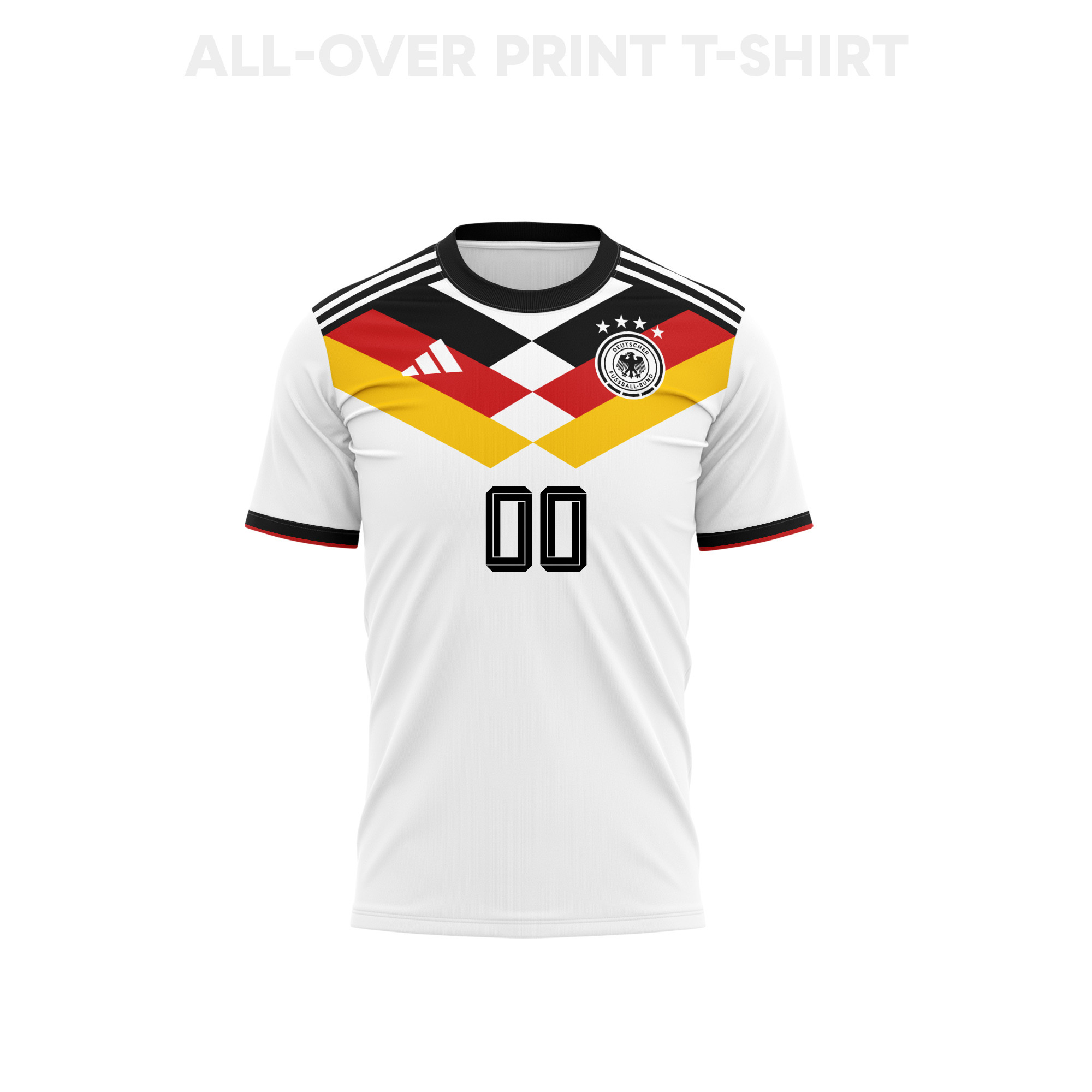 Germany 2026 Home 3D T-shirt Fully Printed – Personalized – Unisex, White - Jersey Teams
