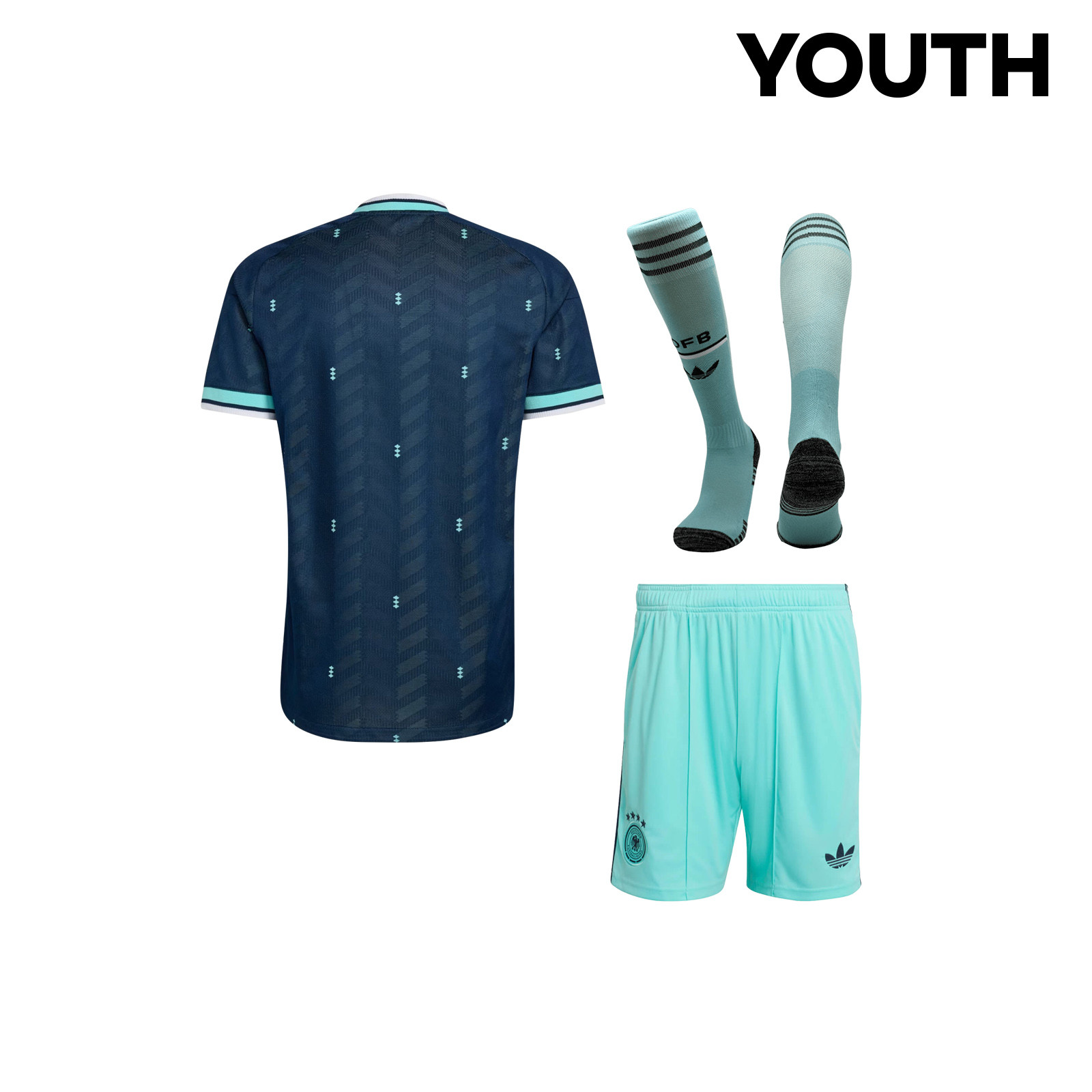 Germany 2026 YOUTH Away Kit Set – Navy - Jersey Teams