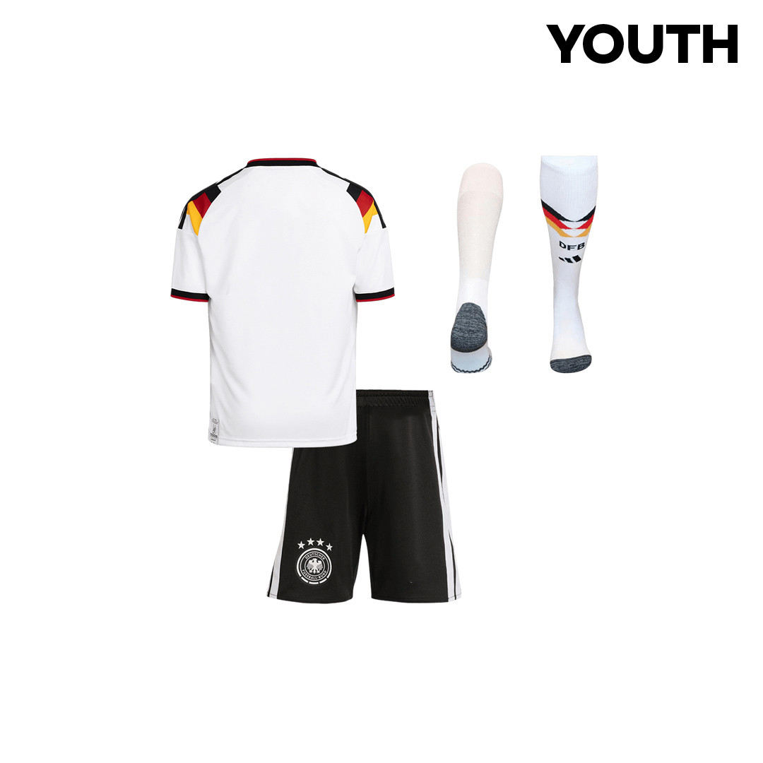 Germany 2026 YOUTH Home Kit Set – White - Jersey Teams