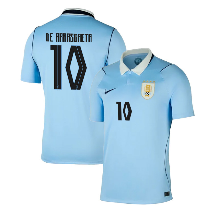 Giorgian de Arrascaeta 10 Uruguay National Team 2026 Home Jersey - Blue, Men - Jersey Teams