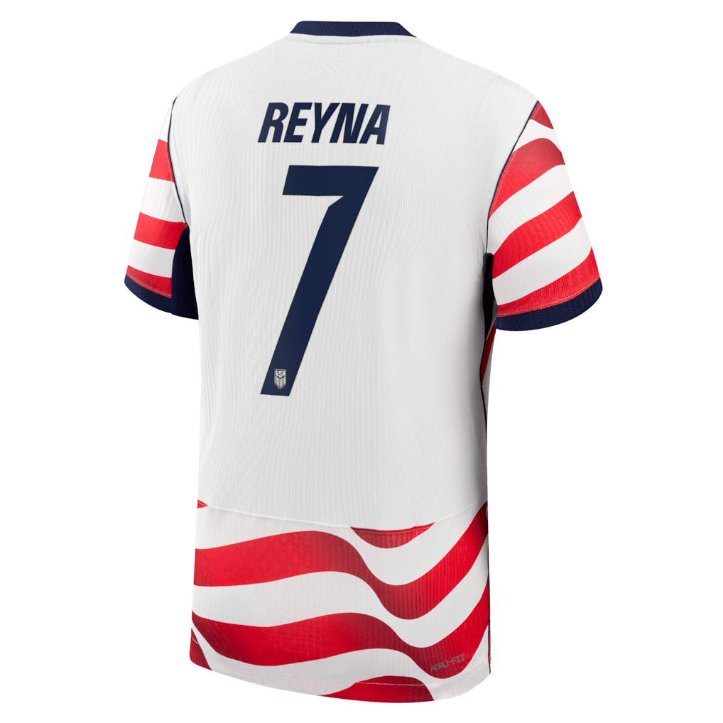 Giovanni Reyna 7 USMNT 2026 Home Match Jersey - White, Men - Jersey Teams