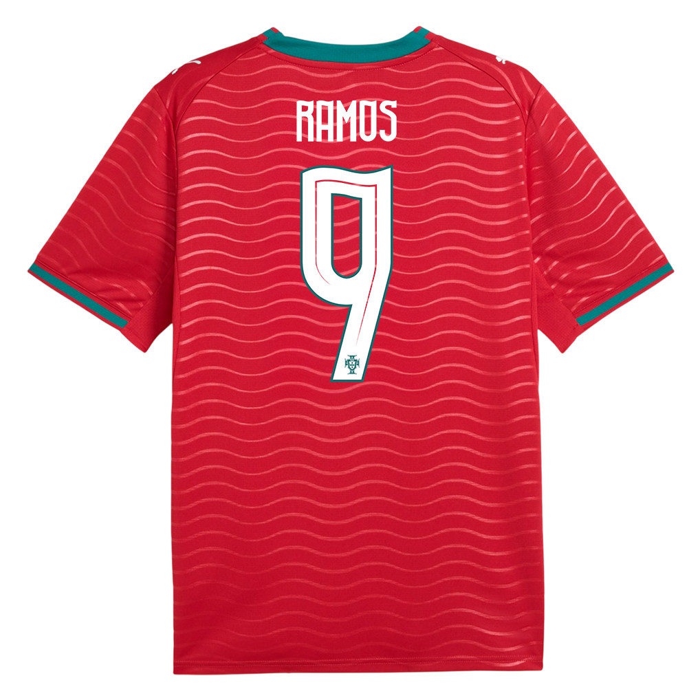 Gonçalo Ramos 9 Portugal National Team 2026 Home Jersey - Red, Men - Jersey Teams