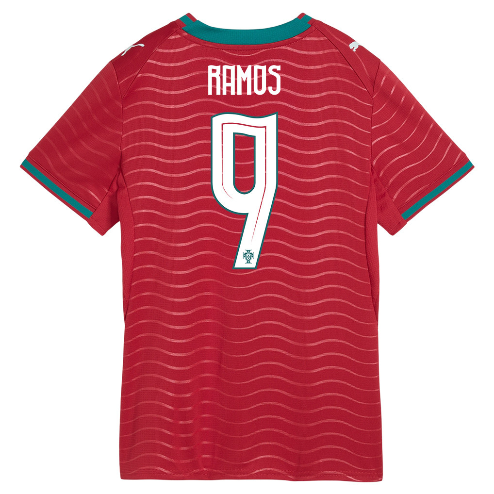 Gonçalo Ramos 9 Women's Portugal National Team 2026 Home Jersey - Red - Jersey Teams