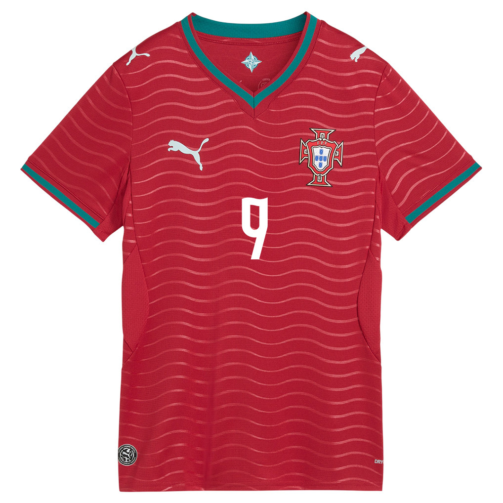 Gonçalo Ramos 9 Women's Portugal National Team 2026 Home Jersey - Red - Jersey Teams