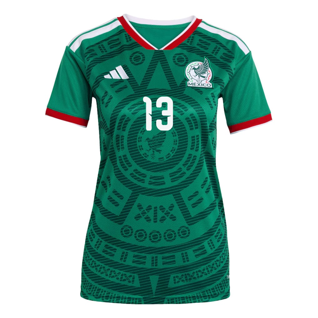 Guillermo Ochoa 13 Women's Mexico National Team 2026 Home Jersey - Green - Jersey Teams