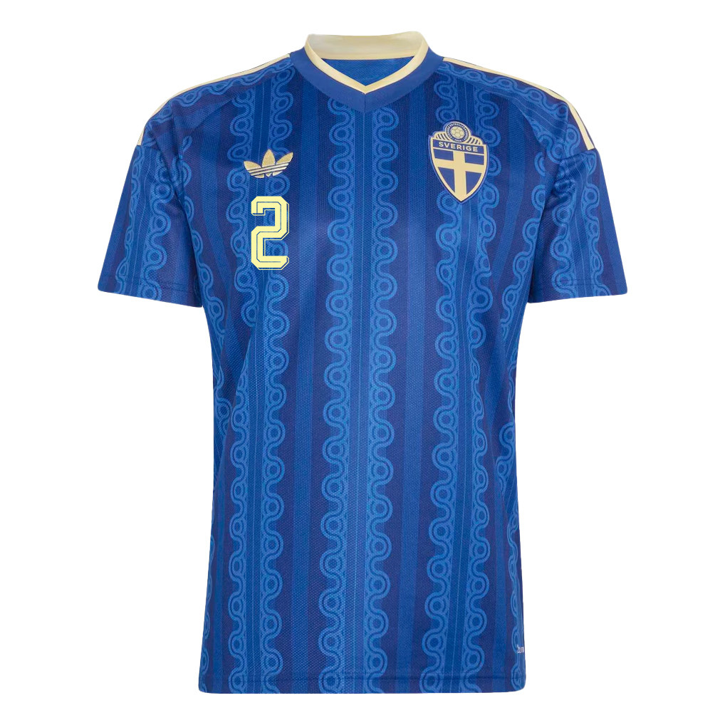 Gustaf Lagerbielke 2 Sweden National Team 2026 Away Jersey - Blue, Men - Jersey Teams