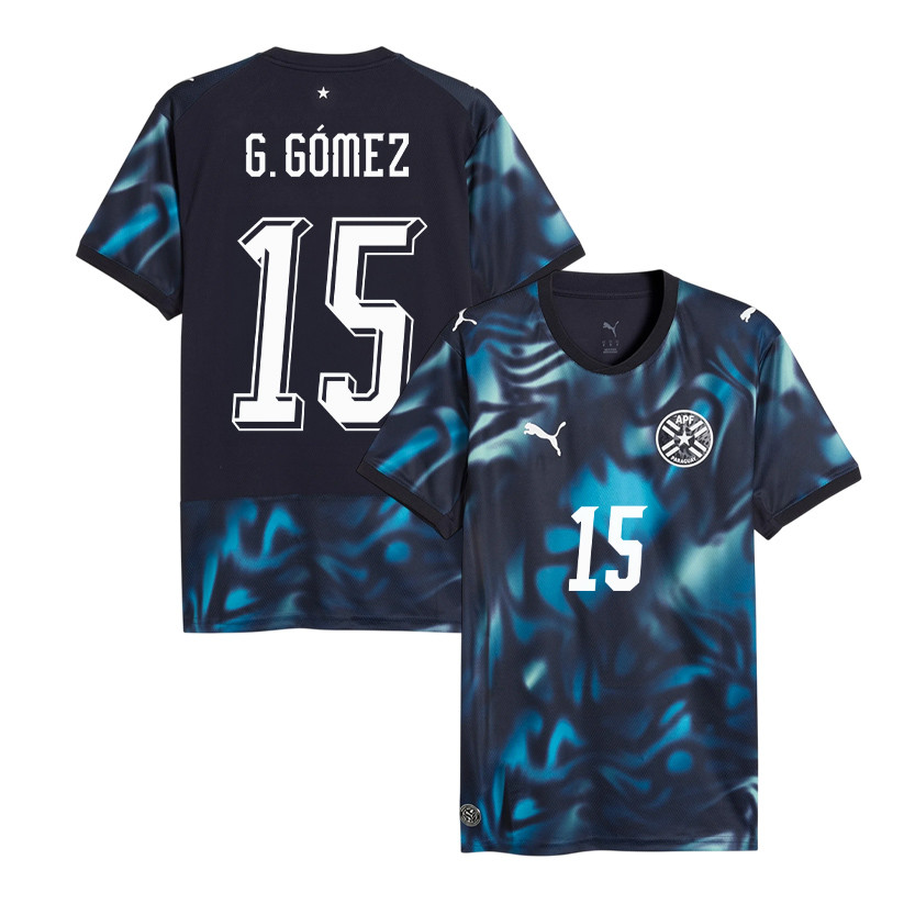 Gustavo Gómez 15 Paraguay National Team 2026 Away Jersey - Navy, Men - Jersey Teams