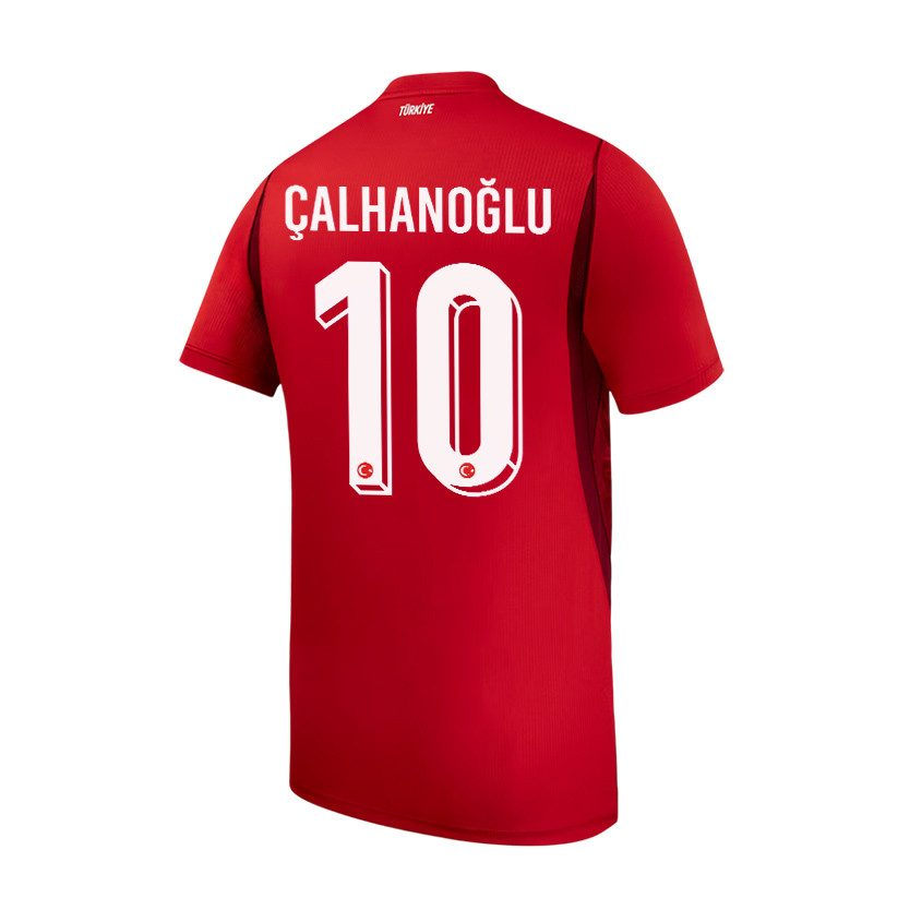 Hakan Çalhanoğlu 10 Turkey National Team 2026 Home Jersey - Red, Men - Jersey Teams
