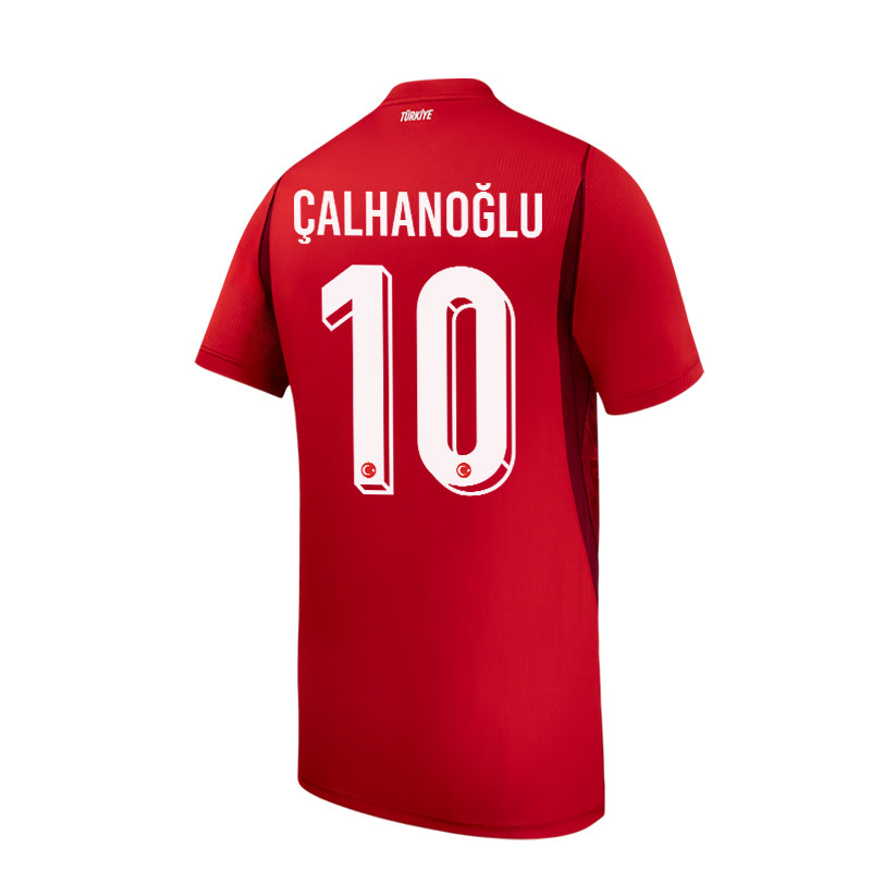 Hakan Çalhanoğlu 10 Youth Turkey National Team 2026 Home Jersey - Red - Jersey Teams