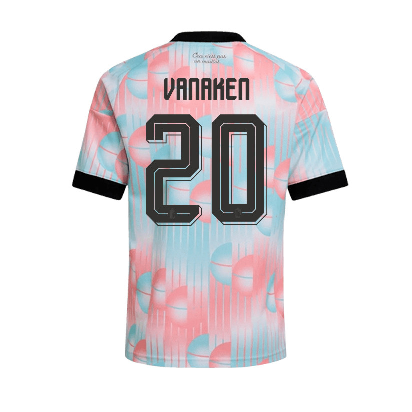Hans Vanaken 20 Belgium 2026 YOUTH Away Jersey & Shorts Set - Light Blue - Jersey Teams
