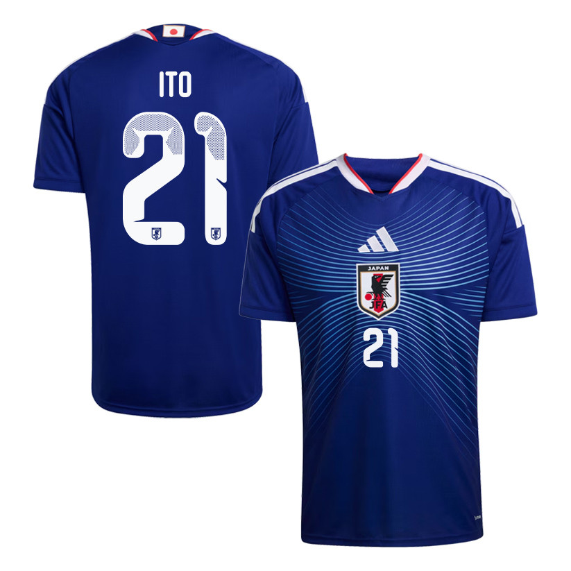 Hiroki Ito 21 Japan National Team 2026 Home Jersey - Blue, Men - Jersey Teams