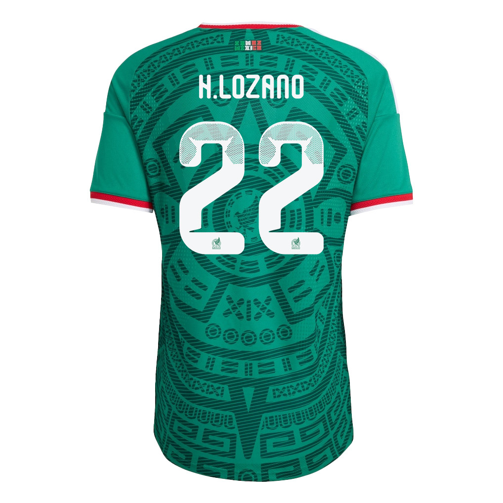 Hirving Lozano 22 Mexico National Team 2026 Home Jersey - Green, Men - Jersey Teams