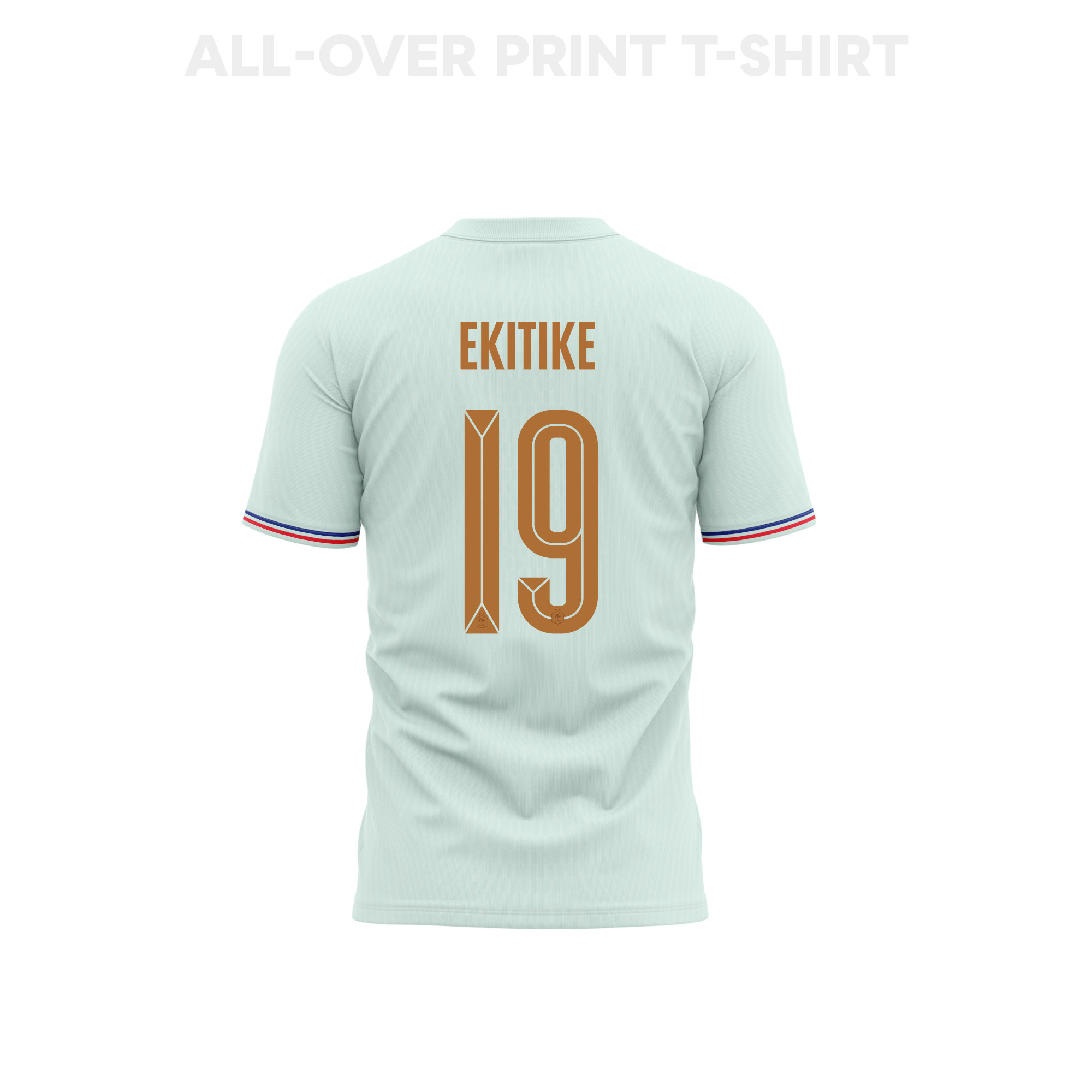 Hugo Ekitike 19 Youth France 2026 Away 3D T-shirt Fully Printed – Green - Jersey Teams