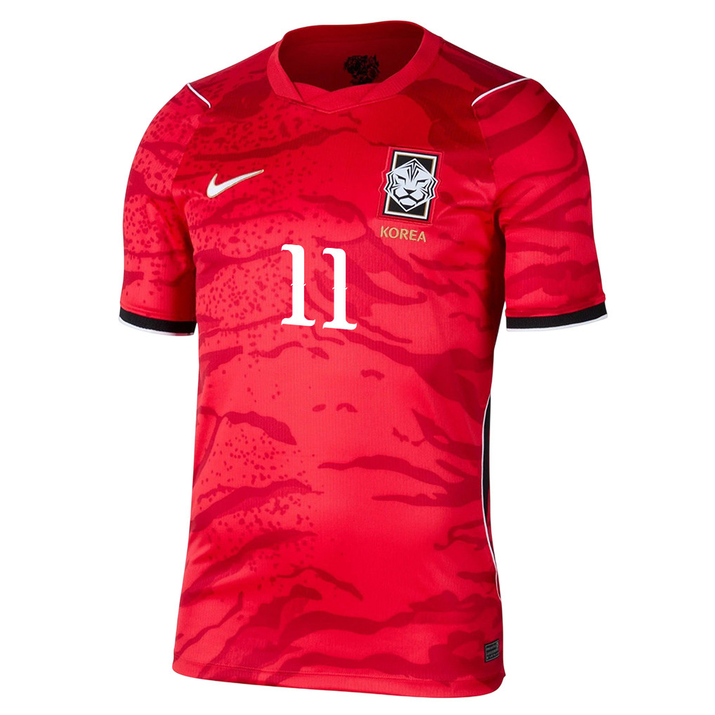 Hwang Hee-chan 11 South Korea National Team 2026 Home Jersey - Red, Men - Jersey Teams