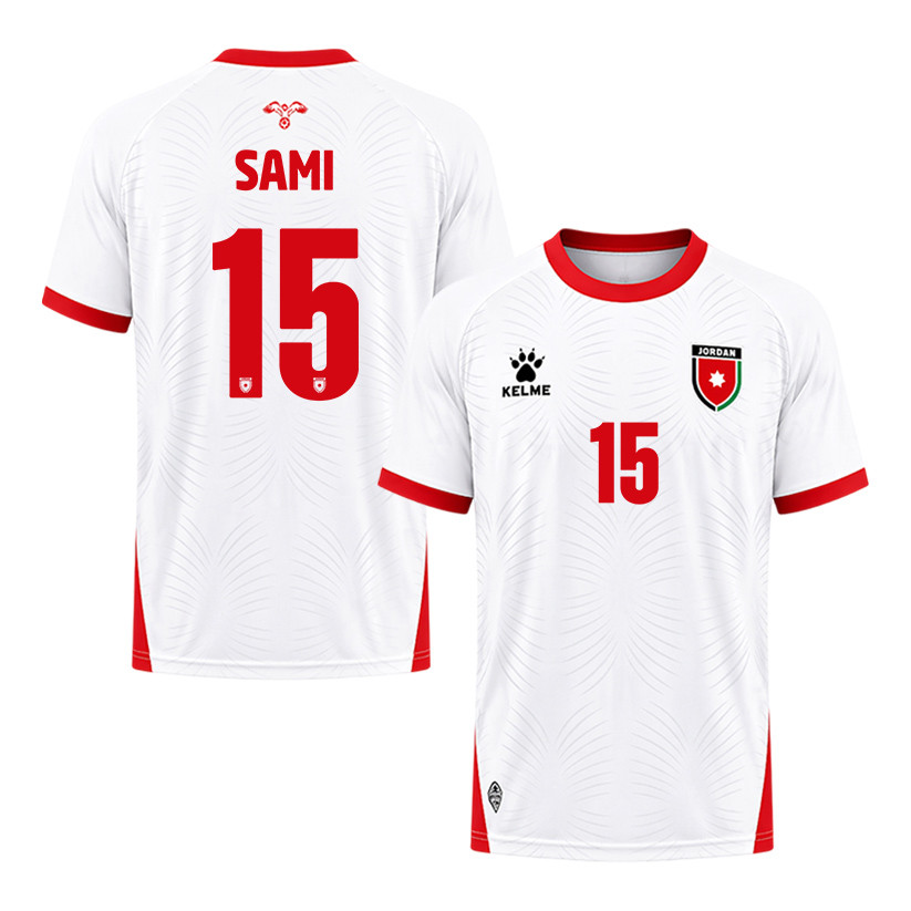 Ibrahim Sami 15 Jordan 2026 Home Jersey - White, Men - Jersey Teams