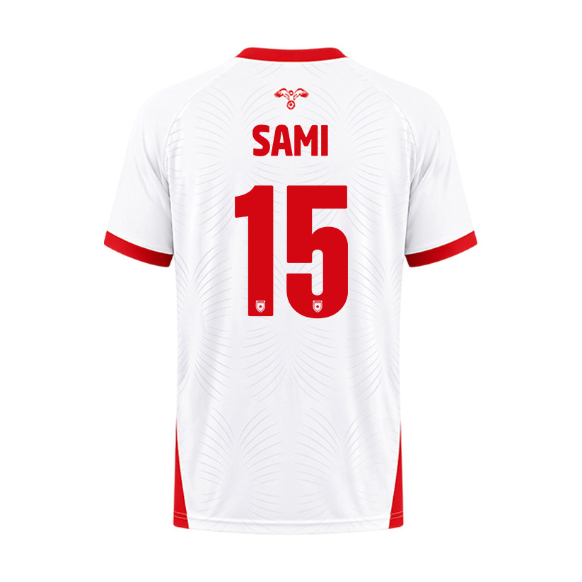 Ibrahim Sami 15 Jordan 2026 Home Jersey - White, Men - Jersey Teams