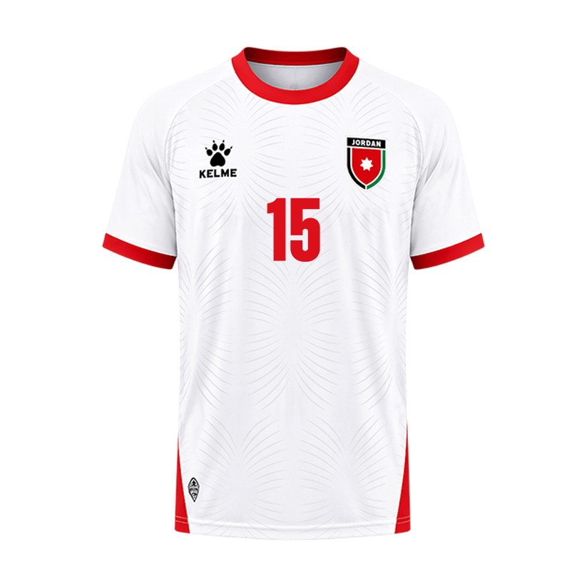Ibrahim Sami 15 Jordan 2026 Home Jersey - White, Men - Jersey Teams