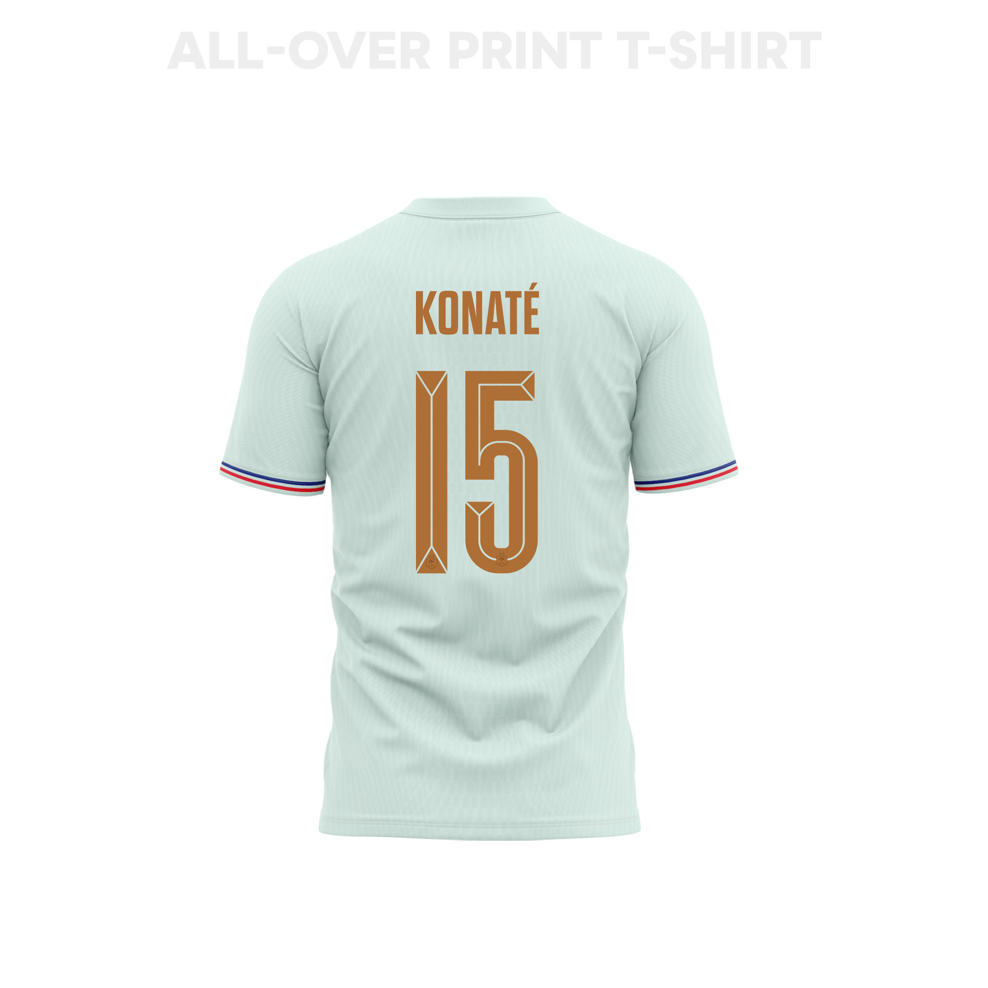 Ibrahima Konaté 15 Youth France 2026 Away 3D T-shirt Fully Printed – Green - Jersey Teams