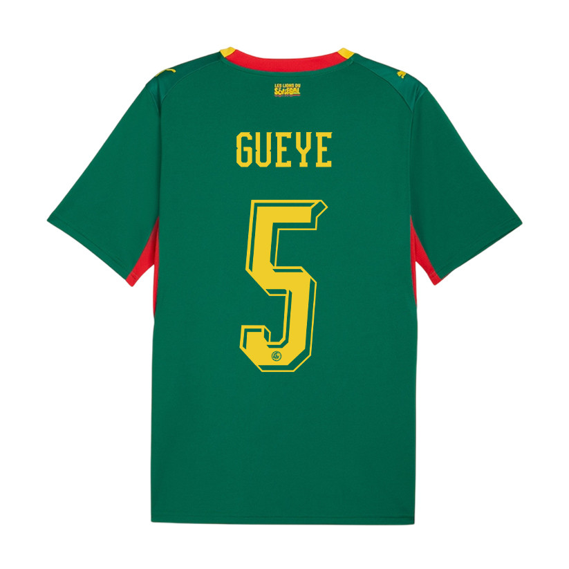 Idrissa Gueye 5 Senegal National Team 2026 x World Cup Patch Away Jersey - Green, Men - Jersey Teams