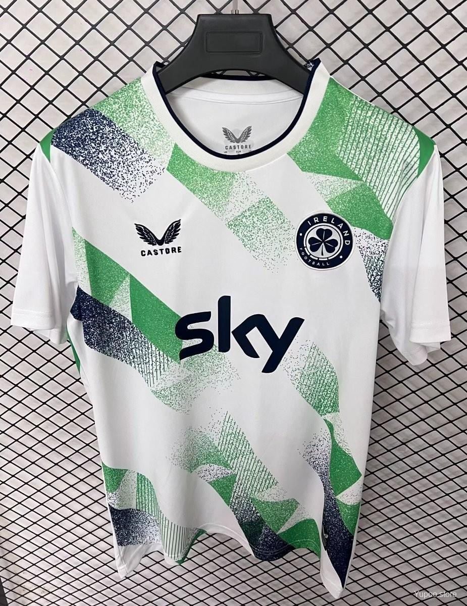 Ireland National Team 2026 Away Jersey - Men Soccer White - Jersey Teams