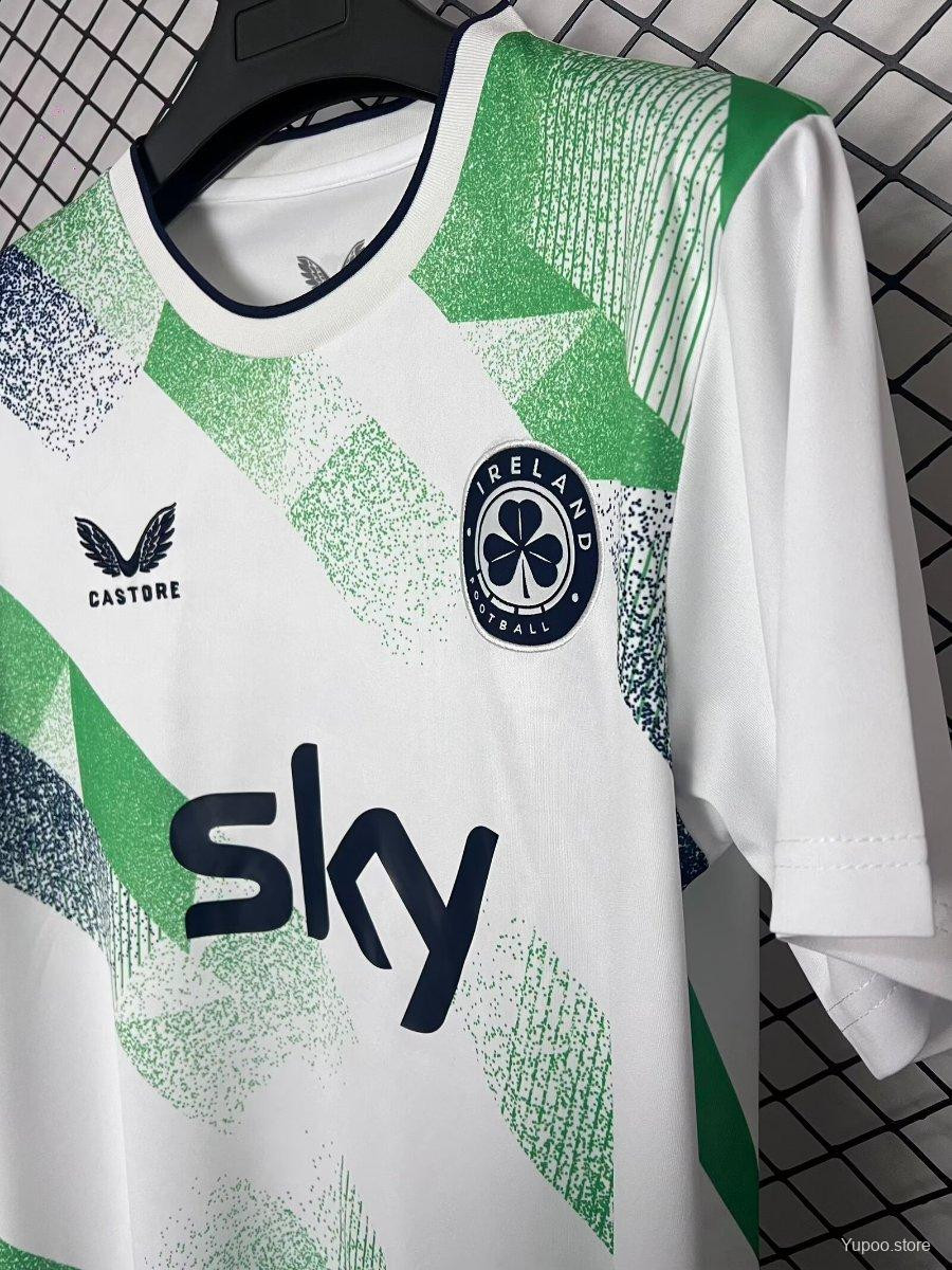 Ireland National Team 2026 Away Jersey - Men Soccer White - Jersey Teams