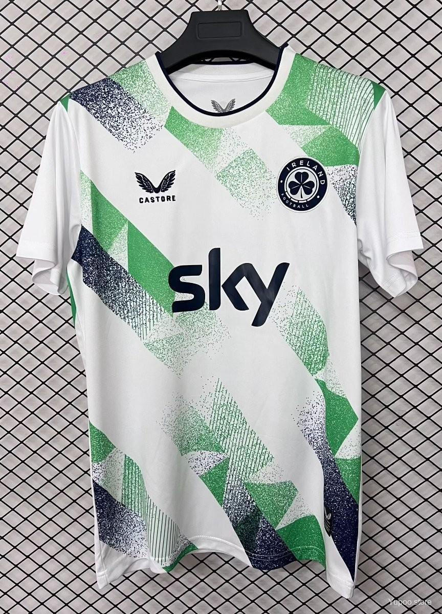 Ireland National Team 2026 Away Jersey – Men Soccer White – Jersey Teams