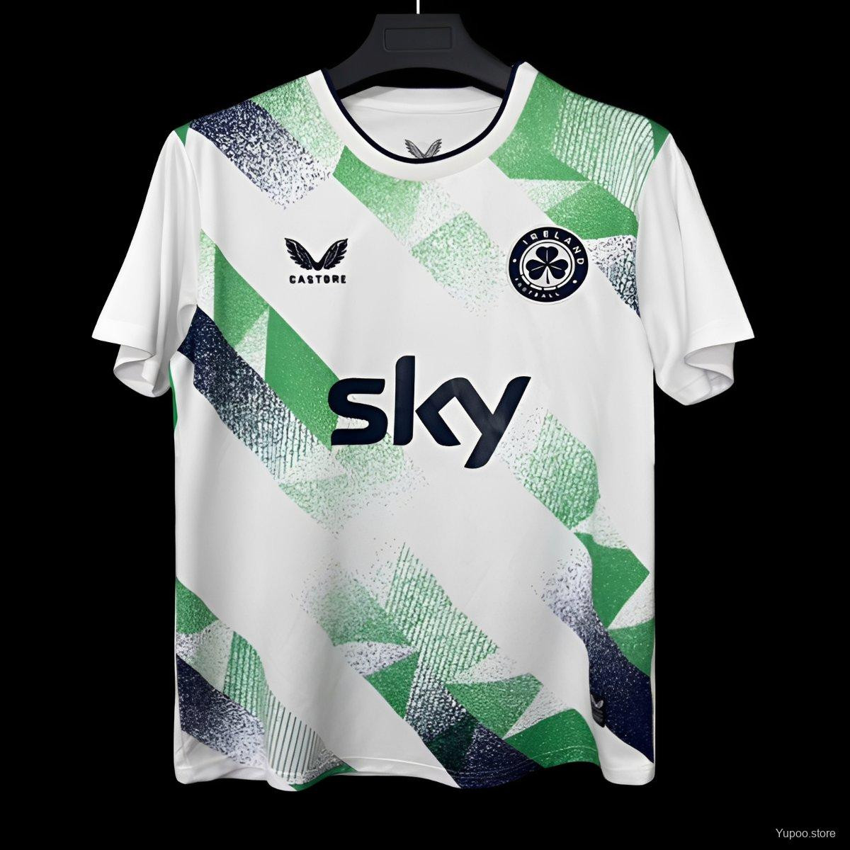 Ireland National Team 2026 Away Jersey - Men Soccer White - Jersey Teams