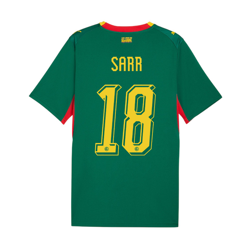 Ismaïla Sarr 18 Youth Senegal National Team 2026 Away Jersey - Green - Jersey Teams
