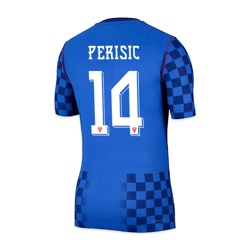 Ivan Perisic 14 Croatia National Team 2026 Away Jersey - Men, Blue - Jersey Teams