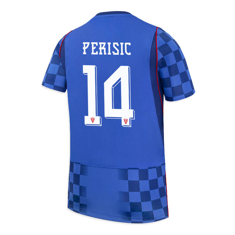 Ivan Perisic 14 Youth Croatia National Team 2026 Away Jersey - Blue - Jersey Teams