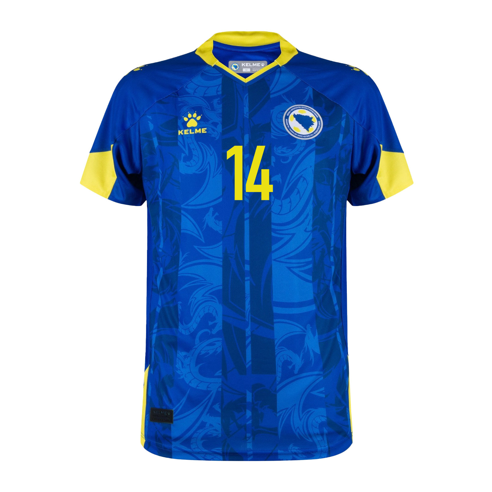 Ivan Šunjić 14 Bosnia and Herzegovina 2026 Home Jersey - Blue, Men - Jersey Teams