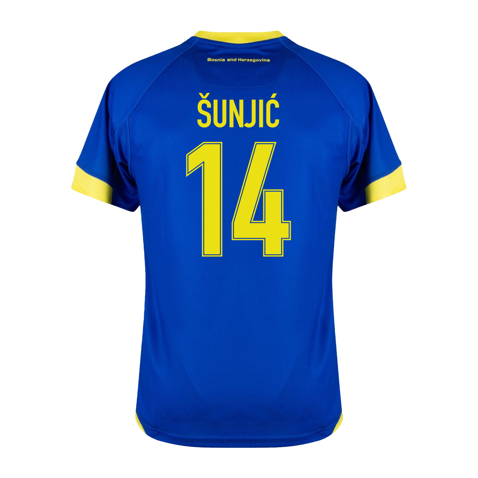 Ivan Šunjić 14 Bosnia and Herzegovina 2026 Home Jersey - Blue, Men - Jersey Teams