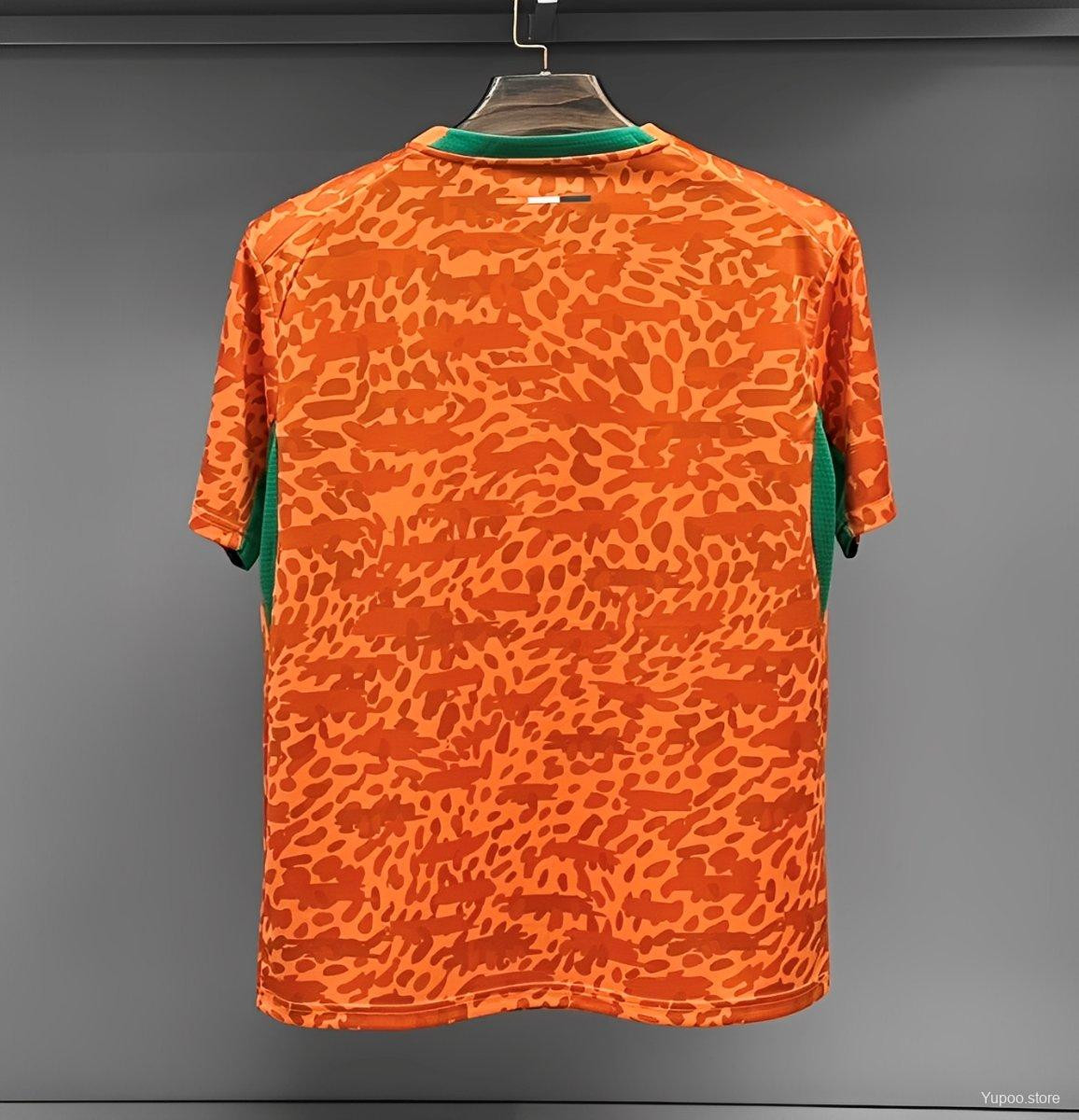 Ivory Coast National Team 2026 Home Jersey – Men Soccer Orange – Jersey Teams