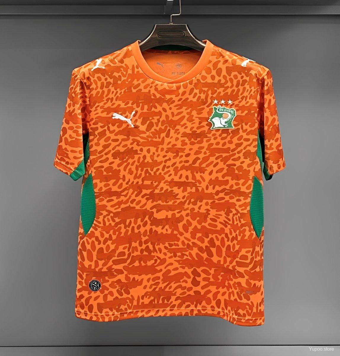 Ivory Coast National Team 2026 Home Jersey - Men Soccer Orange - Jersey Teams