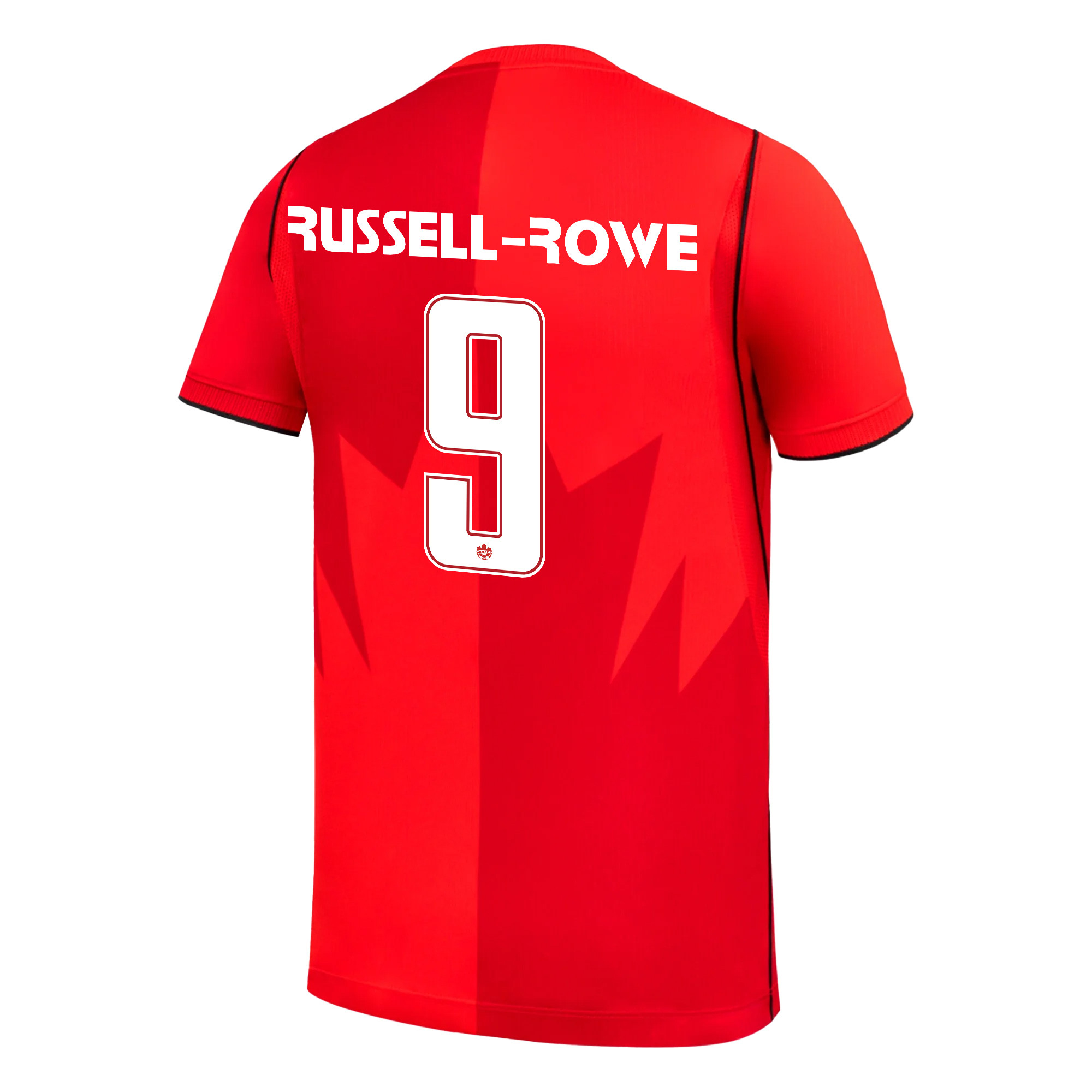 Jacen Russell-Rowe 9 Youth Canada National Team 2026 Home Jersey - Red - Jersey Teams