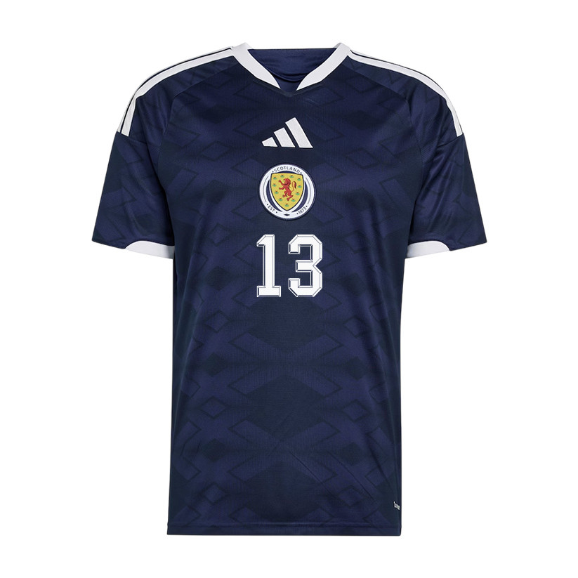 Jack Hendry 13 Scotland National Team 2026 Home Jersey - Navy, Men - Jersey Teams