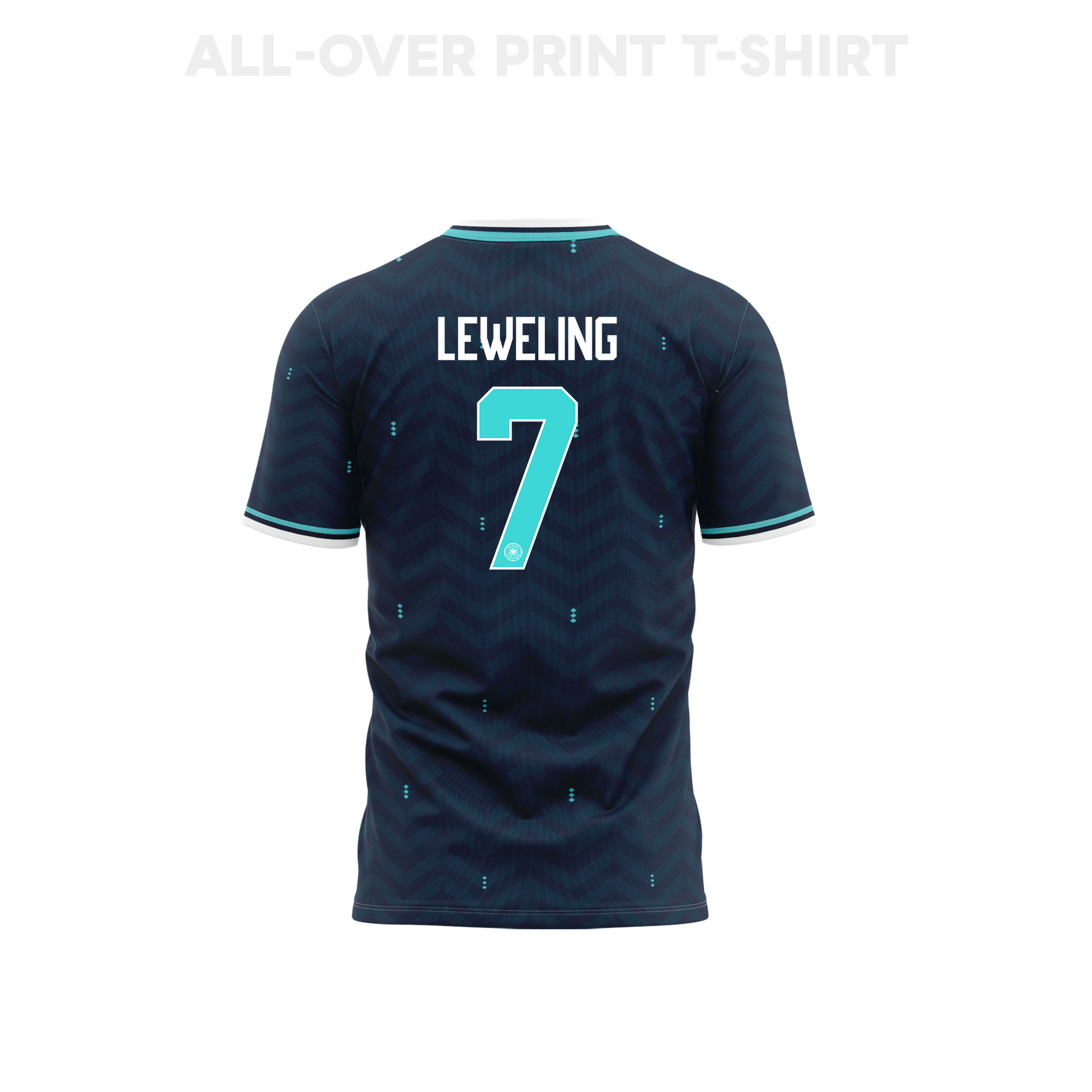Jamie Leweling 7 Germany 2026 Away 3D T-Shirt Fully Printed – Unisex, Navy - Jersey Teams