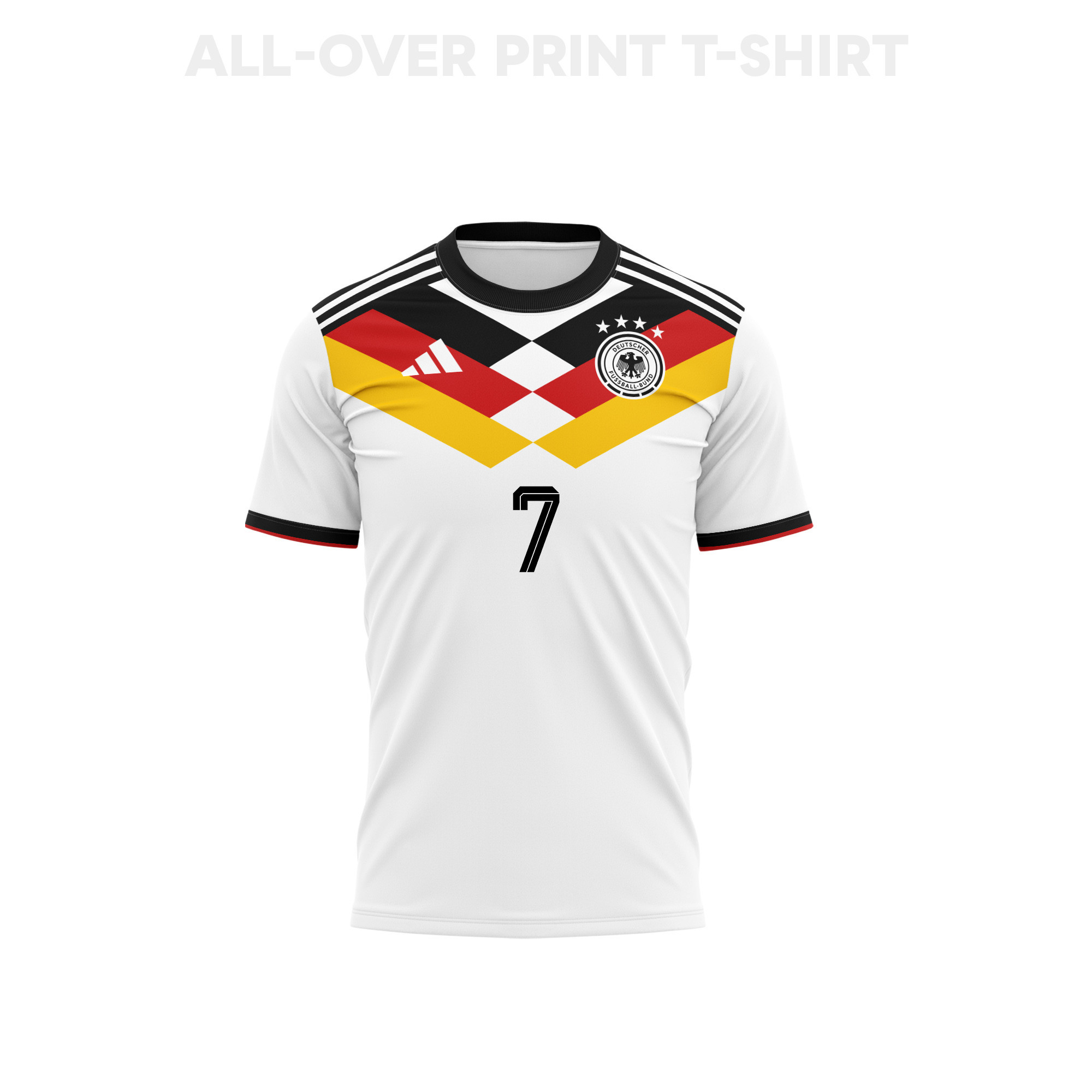 Jamie Leweling 7 Germany 2026 Home 3D T-Shirt Fully Printed – Unisex, White - Jersey Teams
