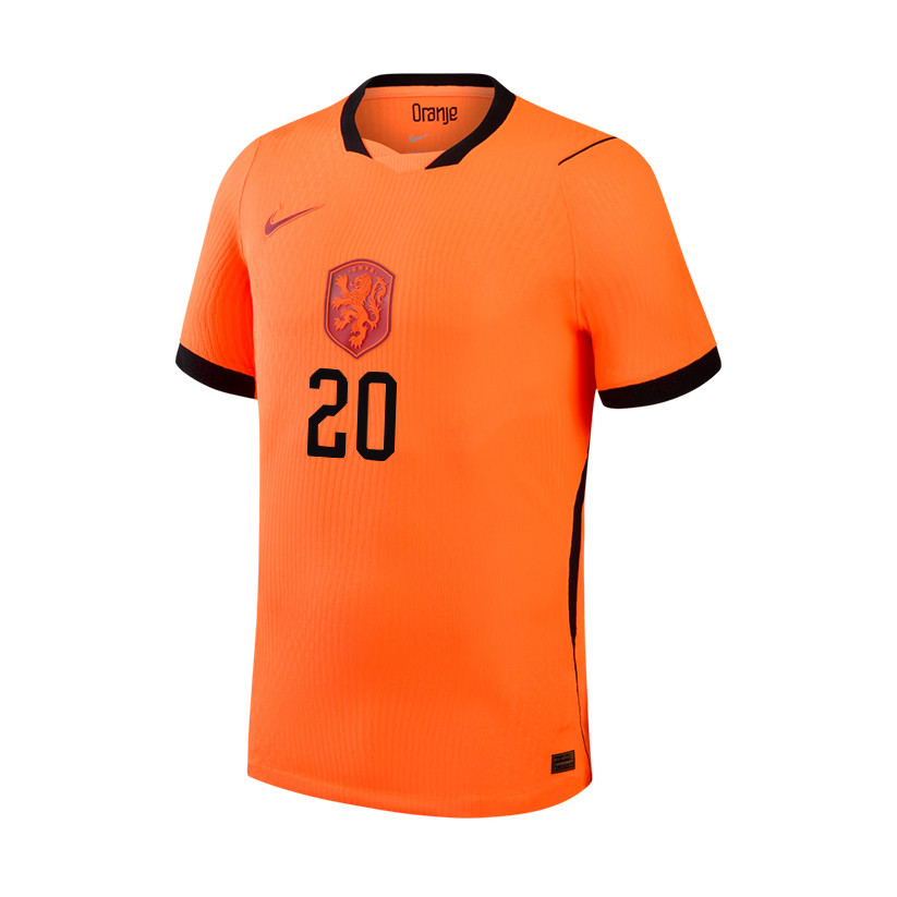 Jan Paul van Hecke 20 Netherlands National Team 2026 x World Cup Patch Home Jersey – Orange, Men – Jersey Teams