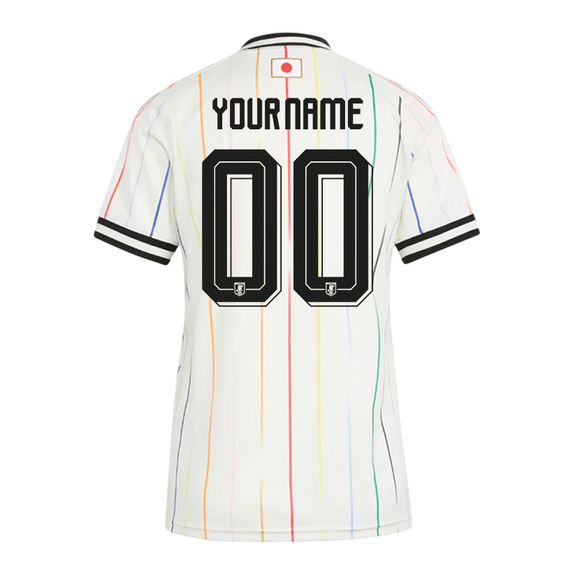Japan National Team 2026 Women's Personalized Away Jersey - Off White - Jersey Teams
