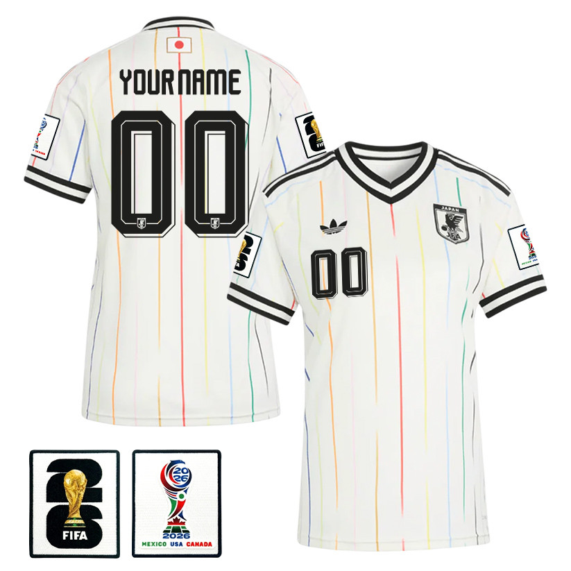 Japan National Team 2026 Women's Personalized Away Jersey - Off White - Jersey Teams