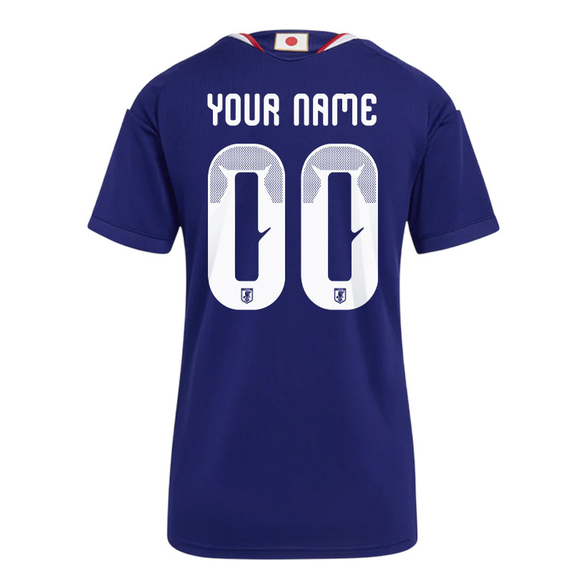 Japan National Team 2026 Women's Personalized Home Jersey - Blue - Jersey Teams