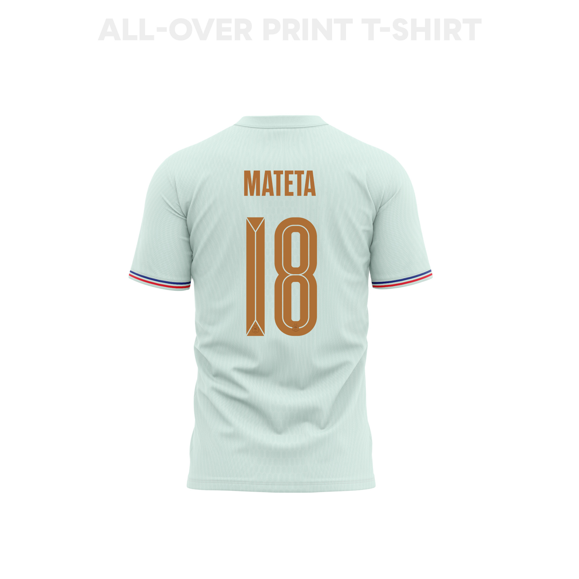 Jean-Philippe Mateta 18 Youth France 2026 Away 3D T-shirt Fully Printed – Green - Jersey Teams